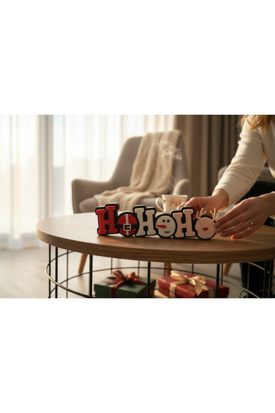 Dekor Yılbaşı Temalı Masa Üstü Hediye ve Ev Süsü (Santa, Kardan Adam, Geyik T...