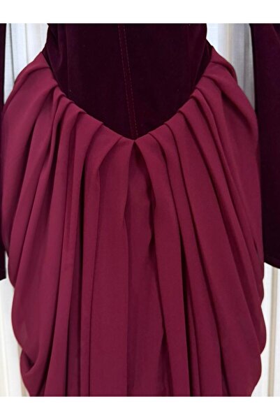 MALAZ wool and chiffon dress