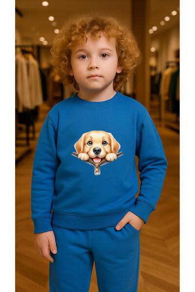 playwear Set pentru copii Hanorac FEARMUAR DOG Imprimat pentru fete și băieți...