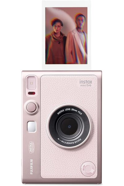 Instax كاميرا رقمية هجينة وطابعة صور mini EVO 2 في 1