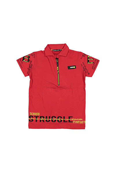 Blueland Strugle Printed Zippered Men's T-Shirt