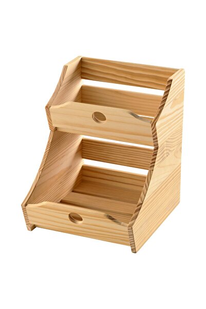 Generic Food storage box, set of 2, wood