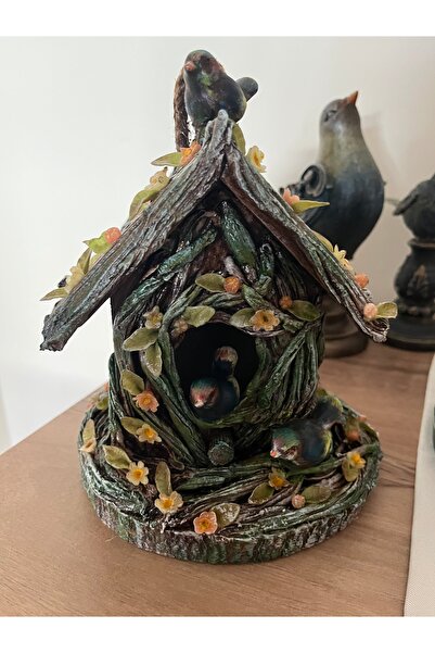 Ariestasarım Küçük Dekoratif Kuş Evi