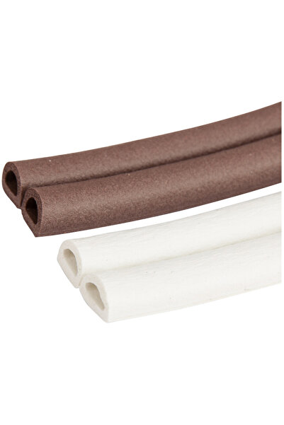 Evotools Αυτοκόλλητη φλάντζα EPDM 1008 Προφίλ D 2x50 m - Πλάτος 9 mm Πάχος 6 ...