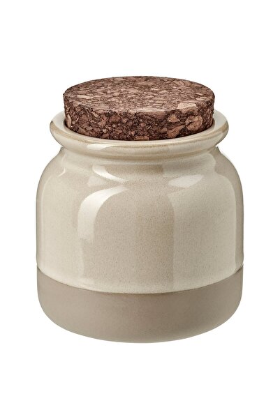 Generic Jar with lid, beige, 0.3 l