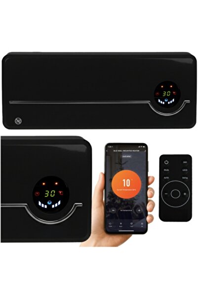 KESNUP Încălzitor electric de perete profesional cu ventilator inteligent, 3 ...