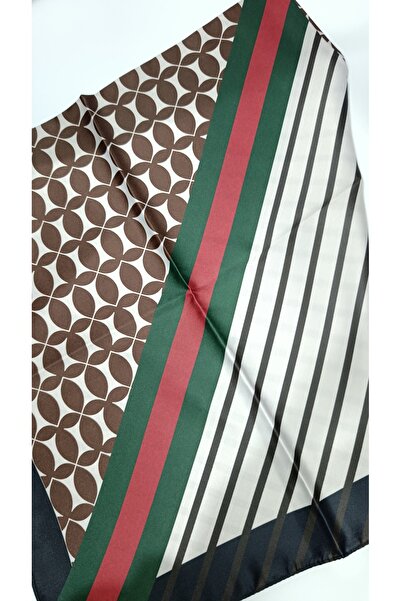 ndjewelry Royal Stripe – Retro Striped Satin Scarf