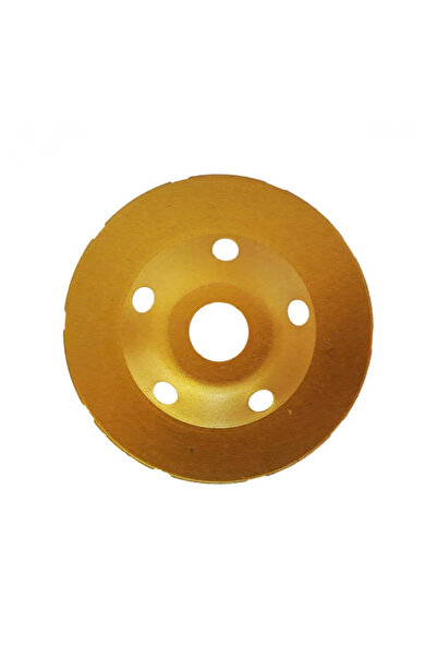 DDT Diamond cup wheel 125 mm, yellow, for grinding concrete, mosaic, marble