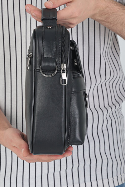 NahitaTyana Genuine Leather Men's Hand and Shoulder Bag