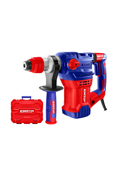 EMTOP Ciocan Rotopercutor Electric ERHRP1502, 1500W, 5.5J, SDS Plus, Anti-Vib...