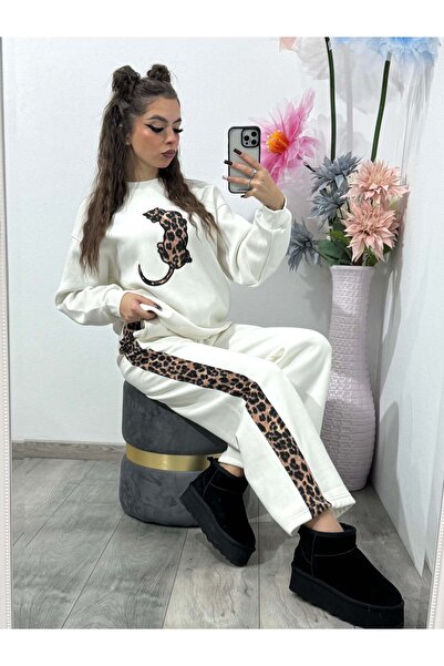 KATYDEA STORE Thick Tracksuit TIGER WHITE