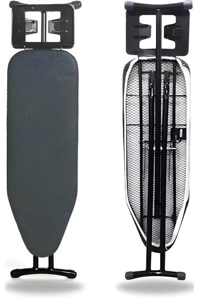 HYX لوح كيّ بارتفاع قابل للتعديل - غطاء مقاوم للحرارة ومسند مكواة بخار