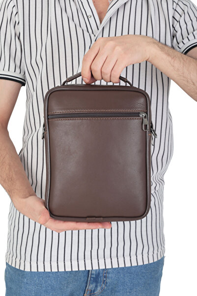 NahitaTyana Genuine Leather Men's Hand and Shoulder Bag