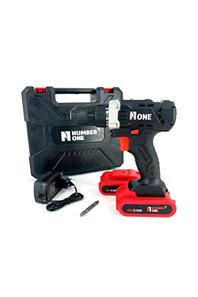 DDT Mașină de Găurit și Înșurubat cu 2 Acumulatori Number One, 20V, 2.0 Ah