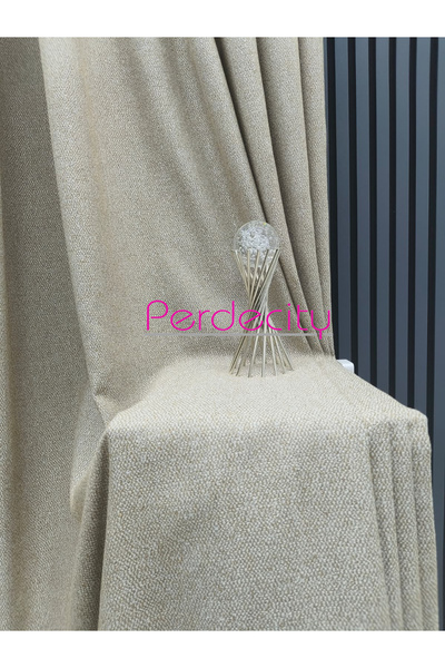 PERDECITY Juventus Bohemian Style Background Curtain (Straight Cut) (Single Panel) Does Not Need Ironing Suitable for Any Room