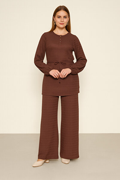 JADİYA Bürümcük tunic pant set