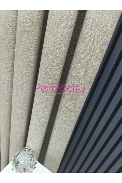 PERDECITY Juventus Bohemian Style Background Curtain (Straight Cut) (Single Panel) Does Not Need Ironing Suitable for Any Room