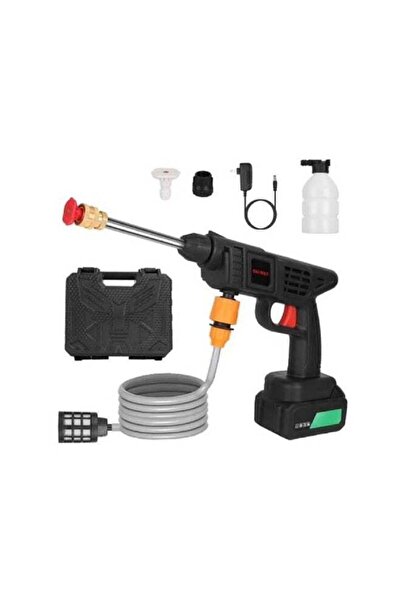 HYX غسالة ضغط لاسلكية ٤٨ فولت ٣٠ بار، ٣ أوضاع رش، بطارية ليثيوم أيون، خرطوم و...