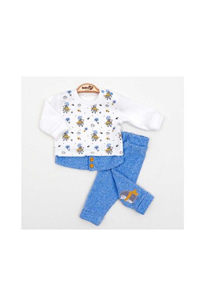 Babyim Velvet Hedgehog Patterned 2-Piece Set