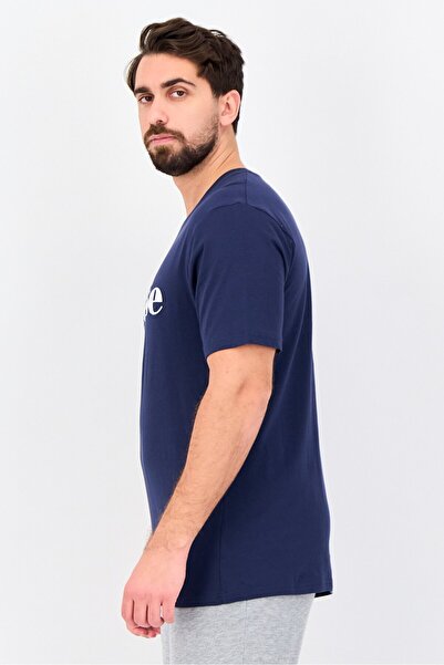 Ellesse Men Sportswear Fit Short Sleeve Outdoor T-Shirt, Navy