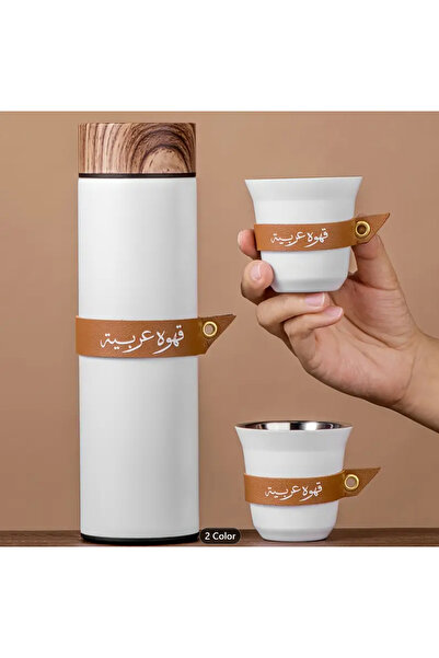 KB The coffee gift set， includes a water bottle, 2 coffee cups, a thermos, and a travel bottle.