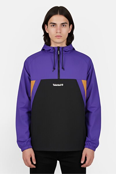 Timberland Men Brand Logo Windbreaker Jacket, Multicolor