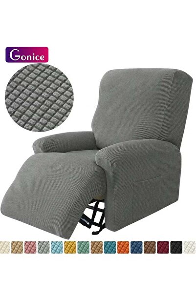 Gonice 4 قطع/مجموعة من أغطية كراسي الاسترخاء الجاكار، واقي لأغطية الأريكة الم...
