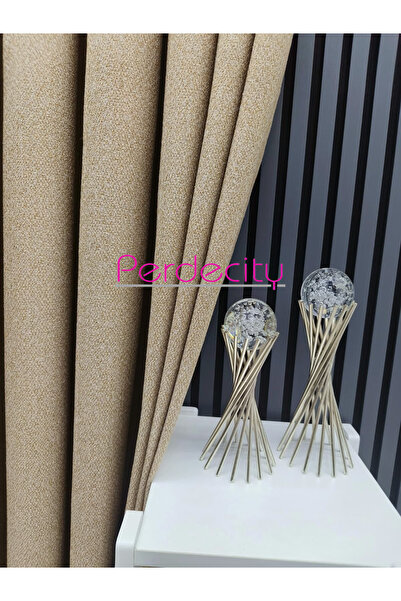 PERDECITY Juventus Bohemian Style Background Curtain (Straight Cut) (Single Panel) Does Not Need Ironing Suitable for Any Room