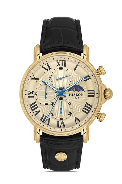 Hislon Tm112G-08Bg Men's Wristwatch