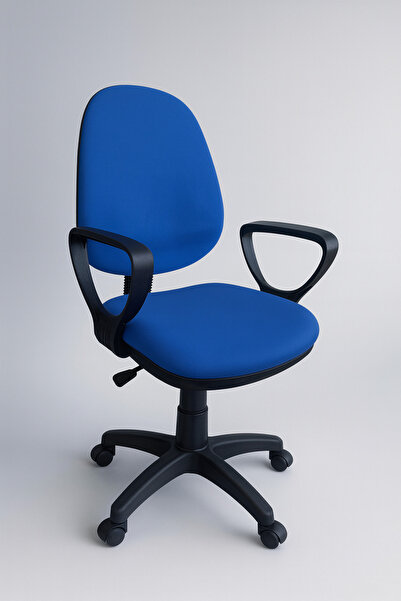 ChairLife DOLE Siyah Gövde/MaviDöşemeli Ofis Büro Sekreter Bilgisayar Çalışma...