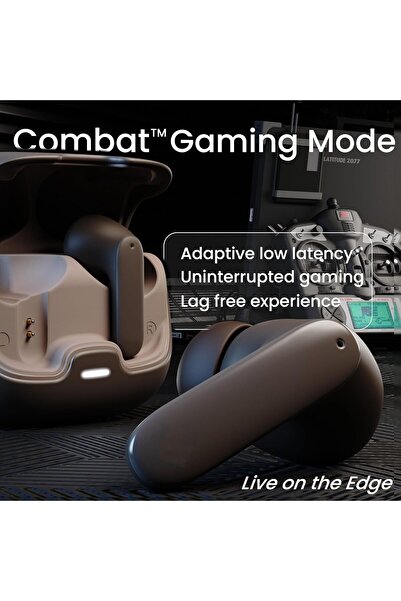 Generic DRUMZ 2025 Gaming Earbuds - Studio-Quality, Noise Cancelling, 100 Hrs, IPX5 (Golden)