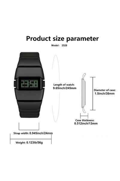 shiyunmei Unisex fashion, simple, atmospheric and durable, LED night light function fears no darkness