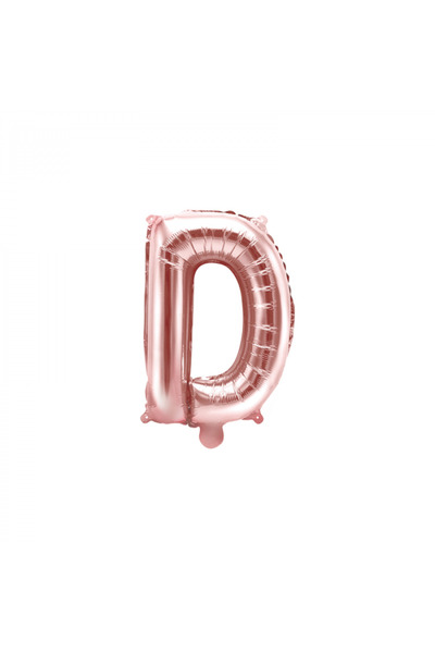 Partydeco Foil Balloon Letter D Pink, 35 cm