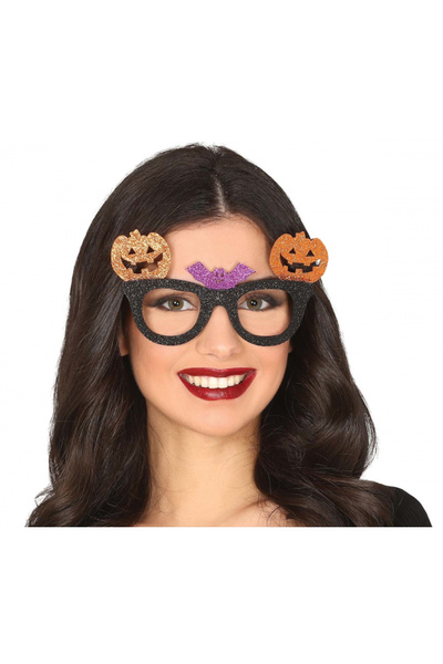 Fiestas Guirca Ochelari de Halloween cu dovleac