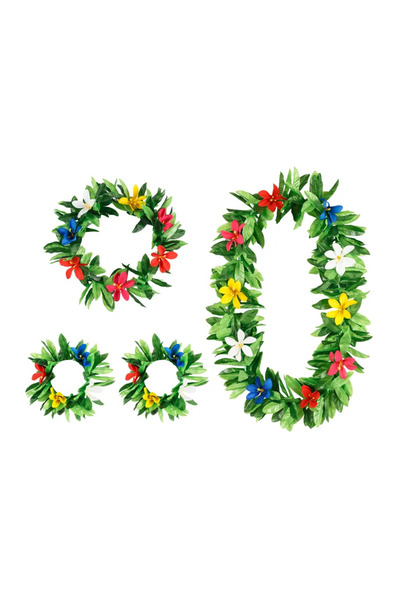 Guirca Set Hawaiian, Verde, Adult