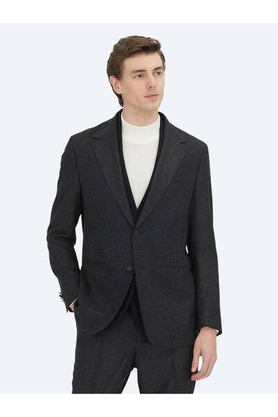 Kip Anthracite Plain Comfort Fit Suit
