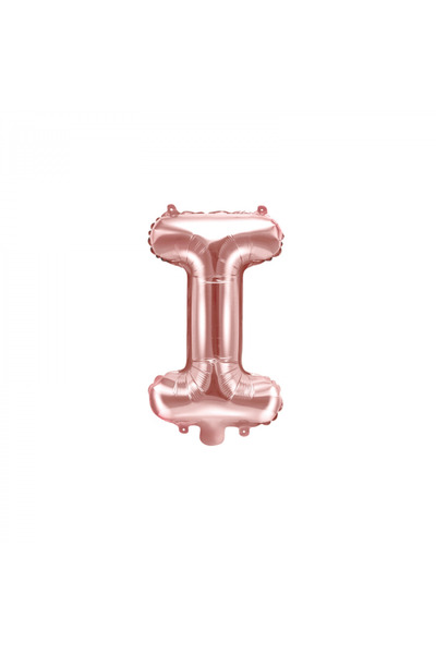 Partydeco Foil Balloon Letter I Pink, 35 cm