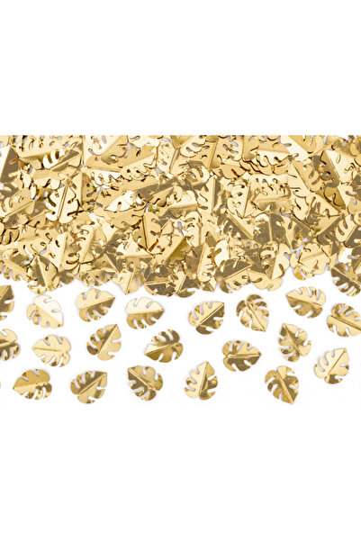 Partydeco Confeti cu frunze de aur