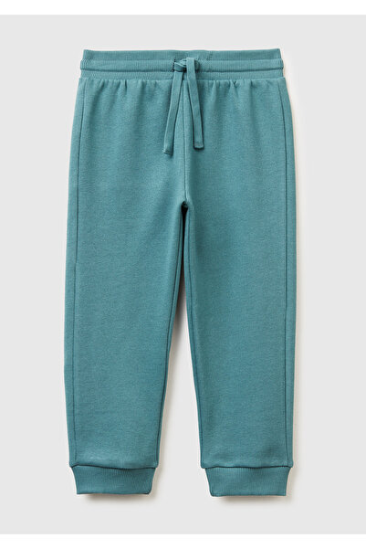 United Colors of Benetton Φούτερ για αγόρια σε γκρι-πράσινο χρώμα με κεντημέν...