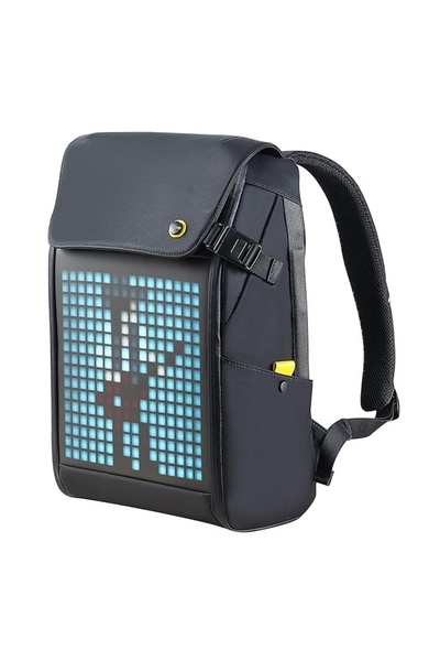 Generic Smart LED Backpack Pixel Art Display App Control 15 Inch Laptop Bag School College Rucksack