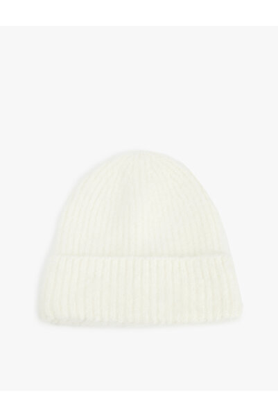 Koton Wool Blend Layered Knit Beanie