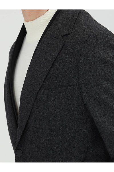 Kip Anthracite Plain Comfort Fit Suit