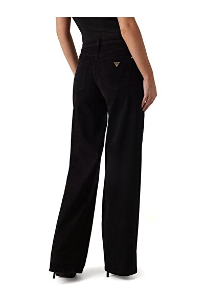 Guess Velvet Kadın Modal Karışımlı Palazzo Fit Pantolon