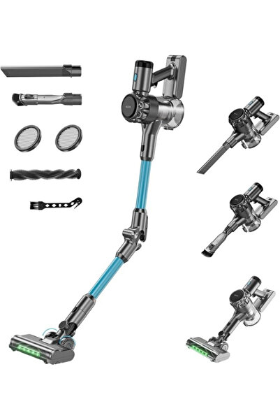 Denx Cordless Vacuum Cleaner, 160W High-Speed Motor, 2000mAh Battery