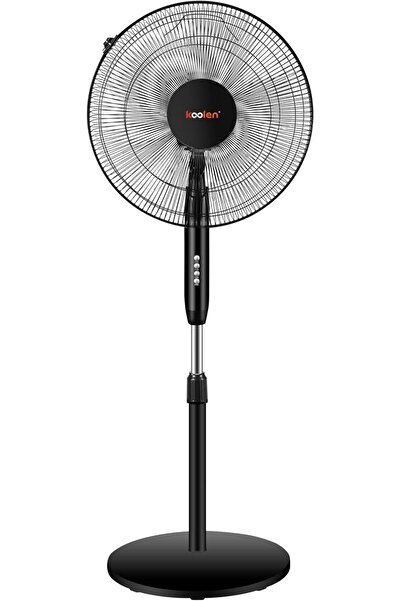 Generic كولين 807100018 مروحة ستاند 50 وات، حجم المروحة 16 بوصة، أسود
