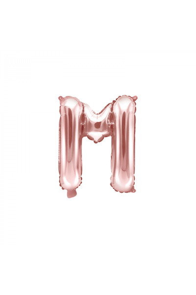 Partydeco Foil Balloon Letter M Pink, 35 cm