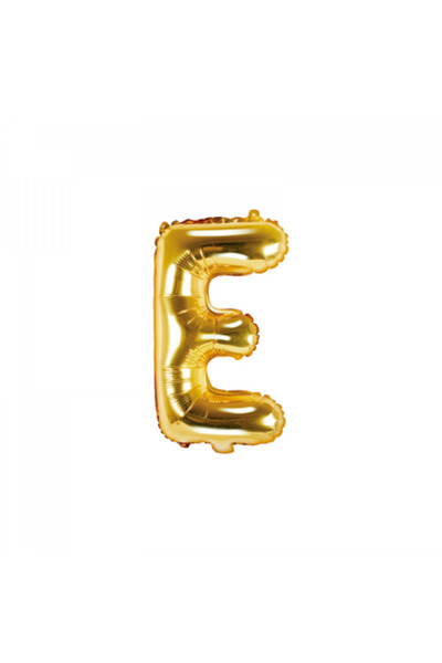 Partydeco Gold Foil Balloon Letter N 35 cm