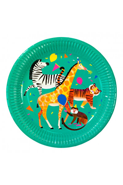 Talking Tables Set of 12 Party Animals Plates