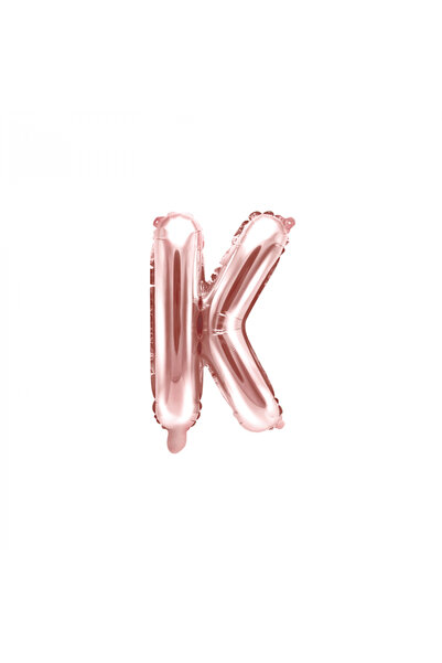 Partydeco Foil Balloon Letter K Pink, 35 cm