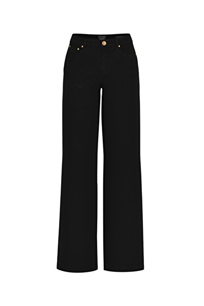 Guess Velvet Kadın Modal Karışımlı Palazzo Fit Pantolon